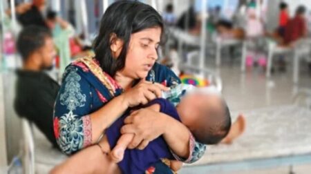 হবিগঞ্জে বাড়ছে হাম আক্রান্ত শিশু, হাসপাতালে শয্যা সংকট