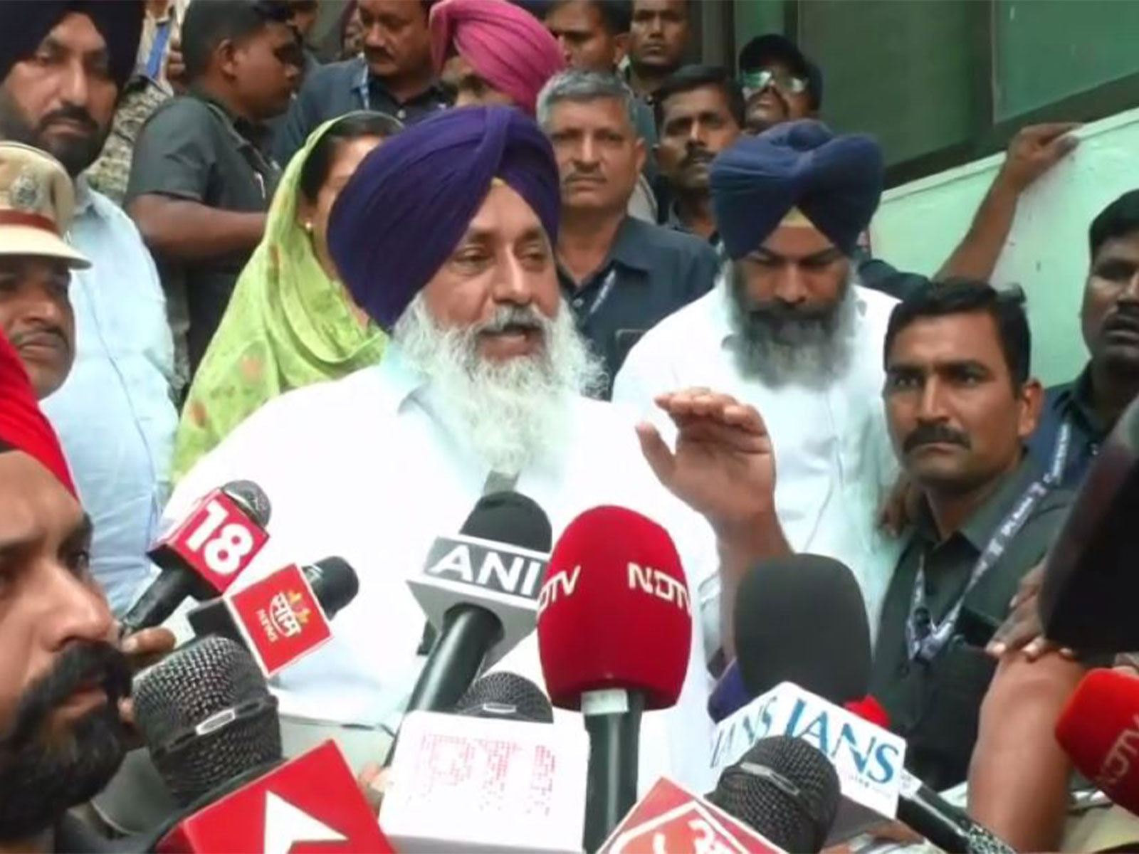 Their mission is to take control of Punjab's situation...": Akali Dal chief  Sukhbir Singh Badal on Nanded Gurudwara attack