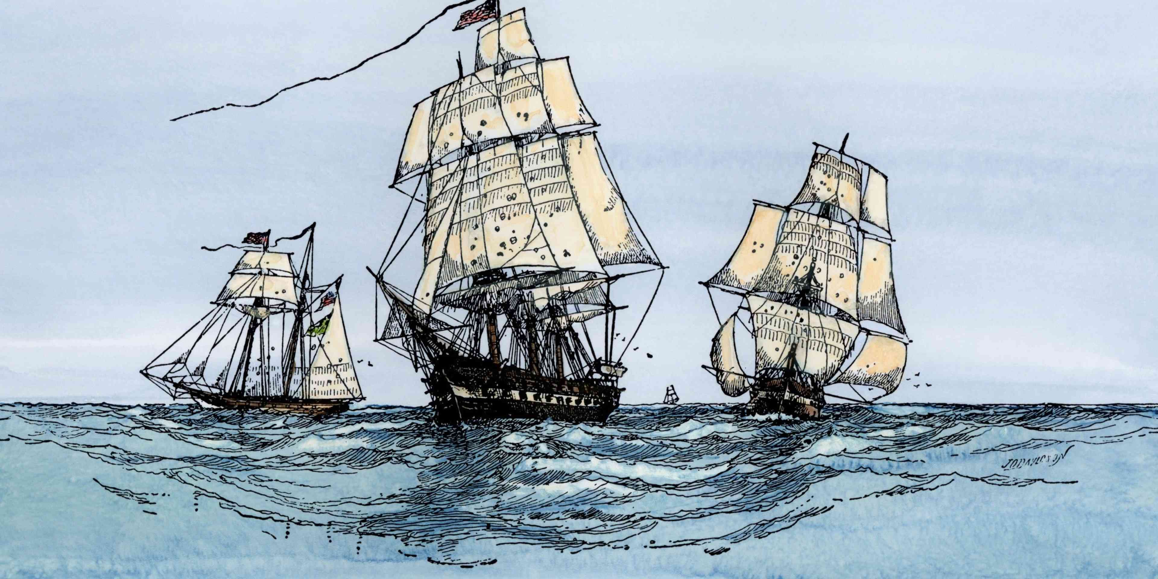 How a Rogue Navy of Private Ships Helped Win the American Revolution | HISTORY