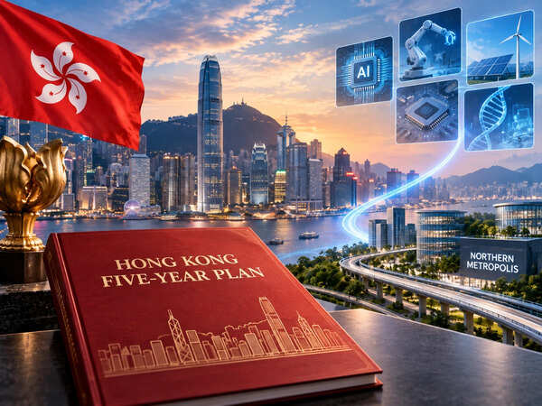 Global Market: Hong Kong unveils first five-year plan, targets bigger push into technology - The Economic Times