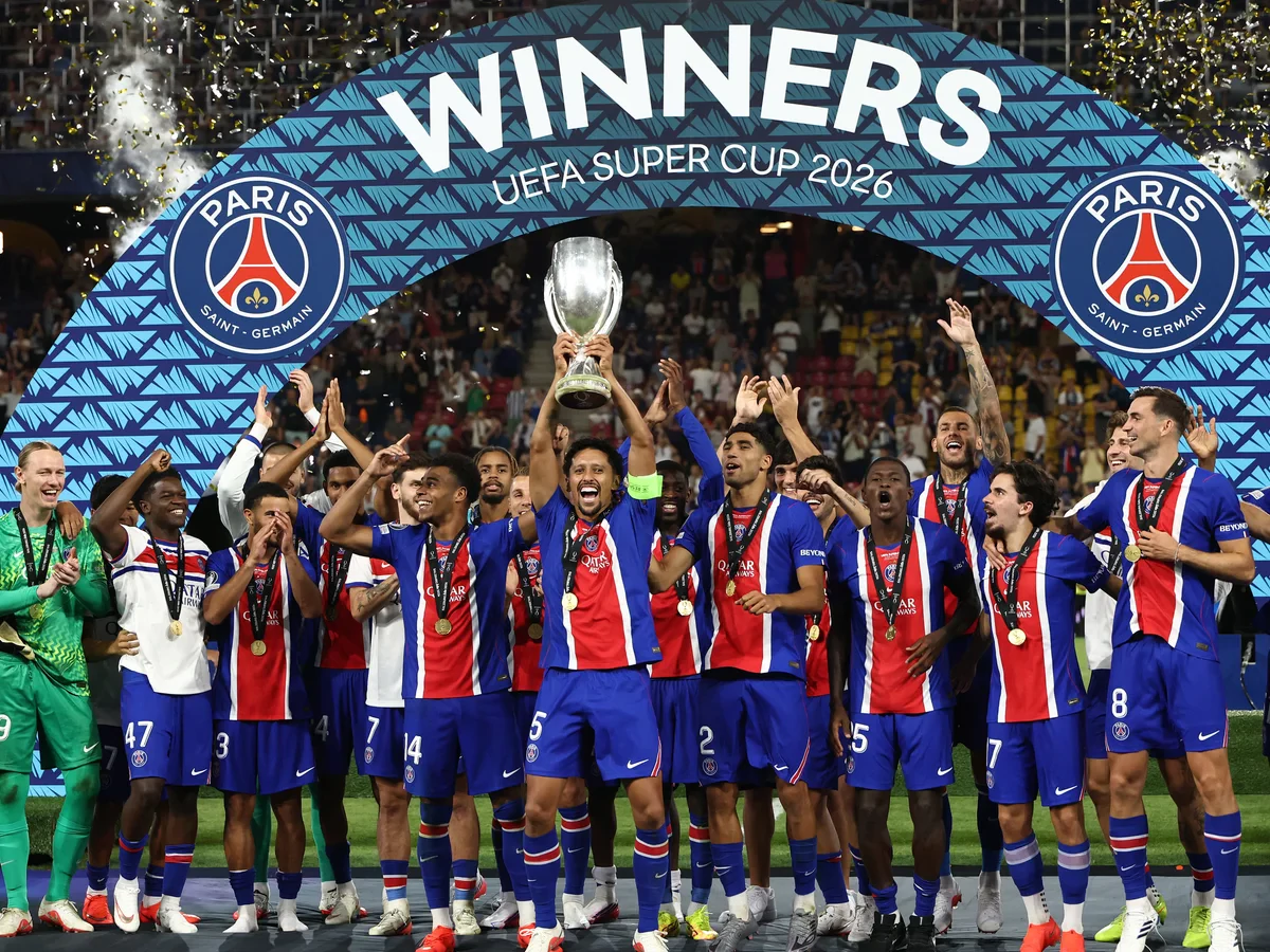 PSG Defeats Aston Villa 2-1 to Win Second Consecutive UEFA Super Cup | Ratopati | No.1 Nepali News Portal