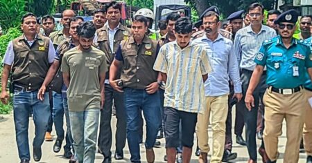 রংপুরে একই পরিবারের চারজনকে হত্যা: খেজুরের আঁটি, শসা ও তোয়ালে থেকে দুই সন্দেহভাজনের ডিএনএ