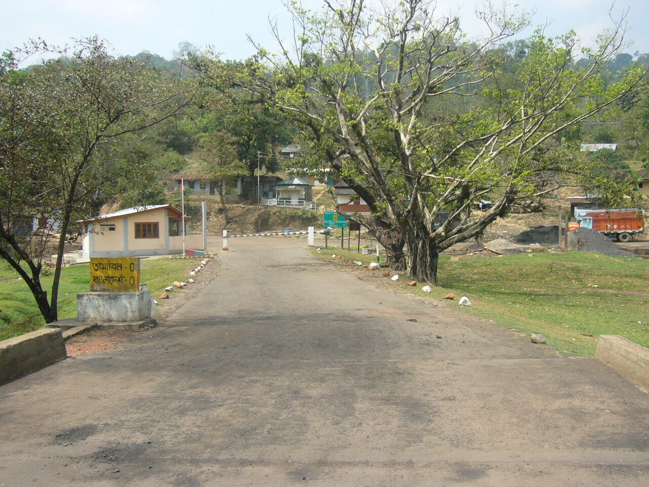 সিলেটের তামাবিলে বাংলাদেশ-ভারত সীমান্ত